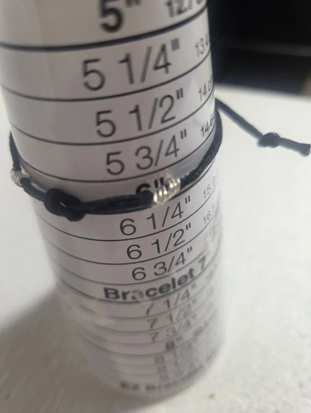 Handcrafted Black Adjustable Cord Bracelet with Silver Accents - Men Accessories